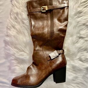 Naturalizer Brown Heeled Boots
